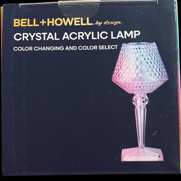 Bell and Howell Crystal Acrylic Lamp - Picture 4 of 4